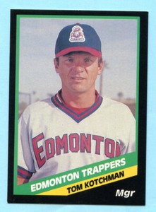 1988 CMC - Trappers Pac. Coast League -  Edmonton - Tom Kotchman- Box 198