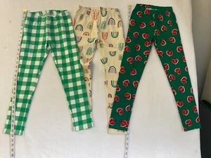 3 Pair Hannah Andersson Leggings Girls sz 8 NWOT - Picture 1 of 6