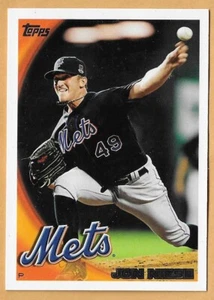 Jon Niese New York Mets #249 - Topps Casi Nuevo-Nuevo Nuevo 2010 - Imagen 1 de 2