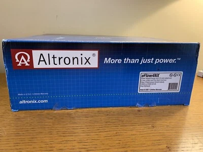 Altronix EFLOW4NX Power Supply Charger (Main + Aux Outputs) - NEW IN SEALED BOX