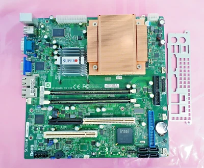 SUPERMICRO iPrism 10H PDSBM-LN2+S-BL02 s.775 DDR2 mATX motherboard+ CPU+ RAM - Image 1 of 2
