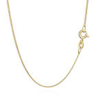 Necklace Tank 585 Yellow Gold Chain Necklace Solid 1.1mm Wide Women's Men