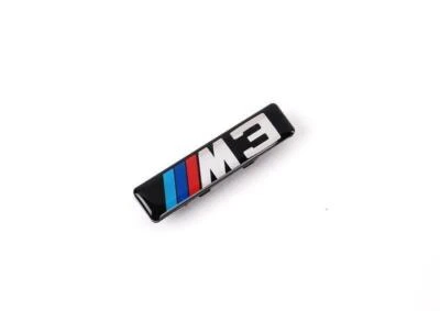 GENUINE BMW E46 M3 2000-2006 Front Fender Wing Trim Emblem NEW 72127900605 - Image 1 of 4