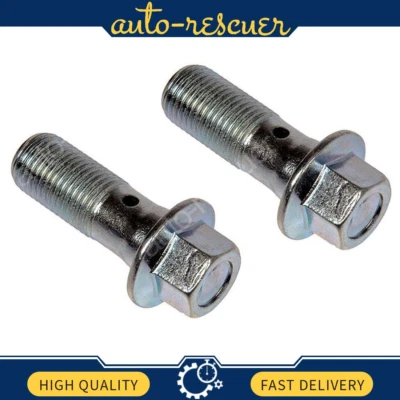 2x Manguera hidráulica de freno delantero a perno de pinza para Chevrolet Camaro 2010~2017 Foto 1 de 3