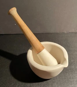 Antiker Standard Trenton Mörser & Stößel Apotheker, Drogerie - säurebeständig - Bild 1 von 7