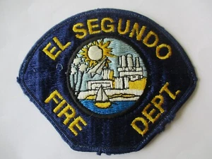 CALIFORNIA EL SEGUNDO FIRE DEPARTMENT RARE RESCUE PATCH SHOULDER NEW CA - Picture 1 of 2