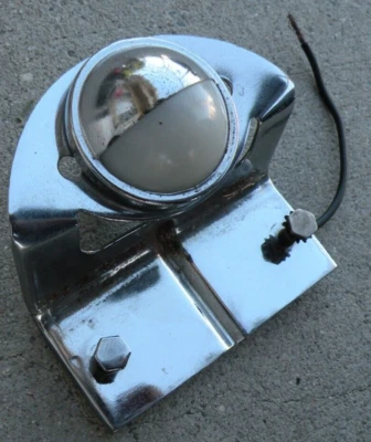 MERCURY COMET MATRÍCULA CARCASA LUZ LÁMPARA CUBIERTA LENTE 1960-1963 60-63 OEM Foto 1 de 4