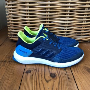 adidas cloudfoam blue trainers