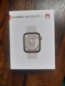 Huawei Watch Fit 3 white - Brand New Sealed Box - Picture 1 of 3