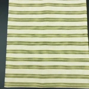 1 Yd Cotton Fabric Yellow & Green Stripes Dan DiPaolo Home is in the Kitchen - Picture 1 of 5