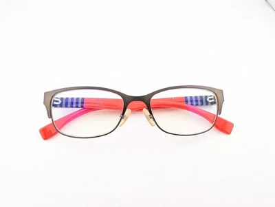 Fendi Eyeglasses Frames Only, FF 0033 EQP, 53-17-140, Gray/Orange, Made in Italy - Image 1 of 4