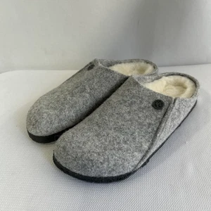 Birkenstock Women's Size 36 (US Size 5) Zermatt Slippers Gray Wool - Picture 1 of 9