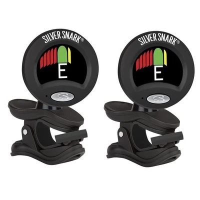 Rechargeable Snark Instrument Guitar Tuner Black Silver Clip On All (SIL-BLK)... - Image 1 of 4