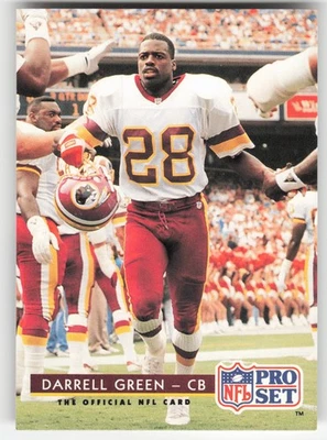 Darrell Green, 1992 Pro Set, #77, Washington Redskins, - Image 1 of 2