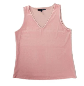 White House Black Market Samt Top Sepia Rose Farbe Größe L weich! - Bild 1 von 11