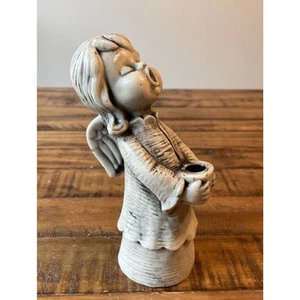 Vintage Angel Decorative Figure Angel Figure Wax Sculpture - Picture 1 of 13