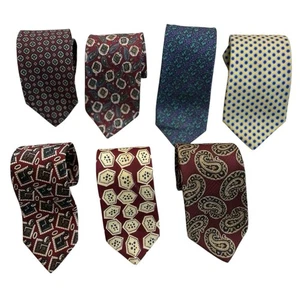 Vintage Brooks Brothers Makers Ties All Silk USA 3-3.5 W / 55-57 L (Lot of 7) - Picture 1 of 14