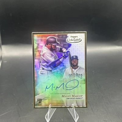 Manny Margot - 2017 Topps Gold Label Framed Autograph - Auto, Rookie RC - Padres - Image 1 of 2