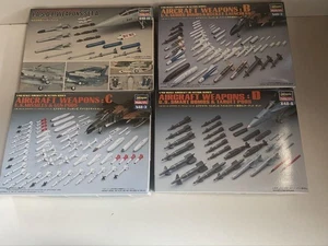 Hasegawa 1/48 Scale Aircraft Weapon Set Set of 4 - Picture 1 of 3