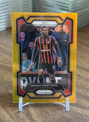 Dango Ouattara 2023-24 Panini Prizm Premier League EPL #235 Gold Prizm 10/10 - Image 1 of 2