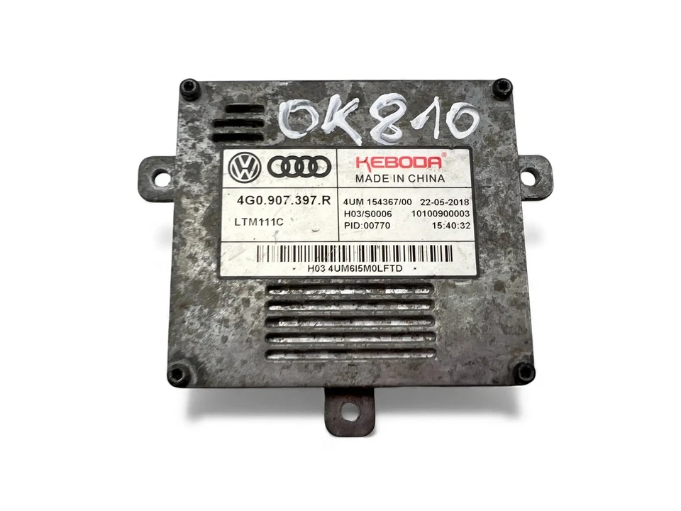 Centralina Xenon AUDI A3 8V1, 8VK 4G0907397R 2012 33088788 - Immagine 1 di 4