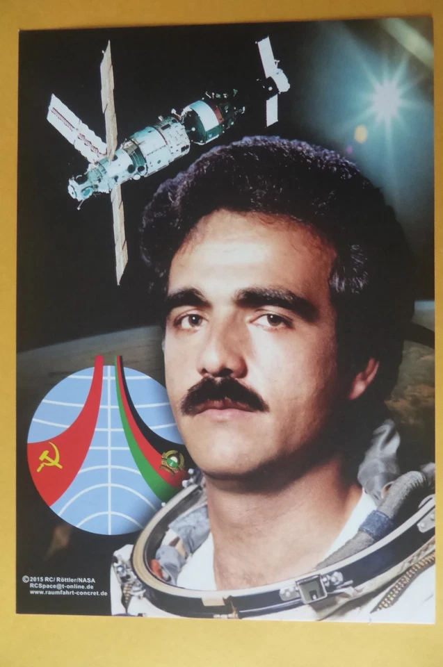 Raumfahrer-Autogrammkarte  A5, A. Momand Sojus TM-6, (blanco) , neuwertig .  Die - Bild 1 von 1