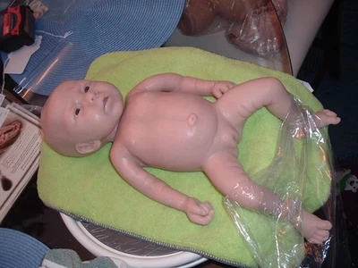 Unknown ( to me) full body silicone Reborn doll kit - Image 1 of 3