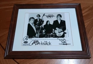 The Knack Black & White Framed Autographed Band Photo "15 X 12" - Picture 1 of 5