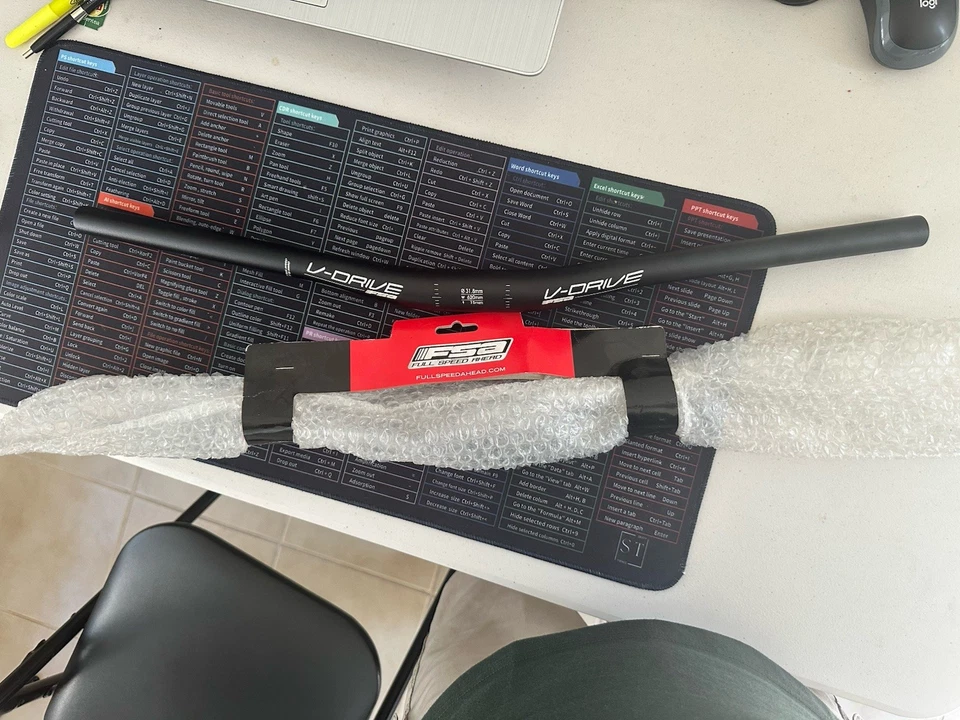 FSA V-Drive 低立管 MTB 车把 31.8 毫米铝 15 毫米上升,轻便, — 第 1/1 张图片