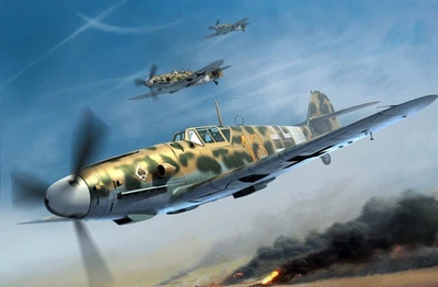 Trumpeter 02295 MESSERSCHMITT BF 109G-2 TROP 1:32 Kit di montaggio - Immagine 1 di 4