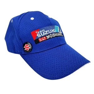 Motocross Yoshimura Team Suzuki Racing M/L Flex Fix Cap Hat Metal Button, RARE - Picture 1 of 10
