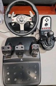 Logitech G25 Force Feedback Racing Steering Wheel Complete SET - Picture 1 of 4