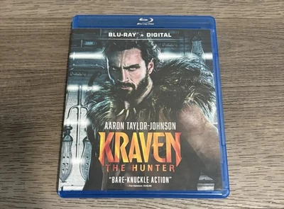 Kraven The Hunter Blu-ray Aaron Taylor-Johnson Marvel Comics No Digital - Image 1 of 3