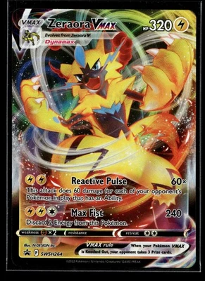 Zeraora VMAX Promo SWSH: Sword & Shield Promo Cards SWSH264 NM - Image 1 of 2