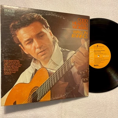 Waylon Jennings : Good Hearted Woman (1972) VINYL RECORD : ORIGINAL PRESSING  LP - Image 1 of 4