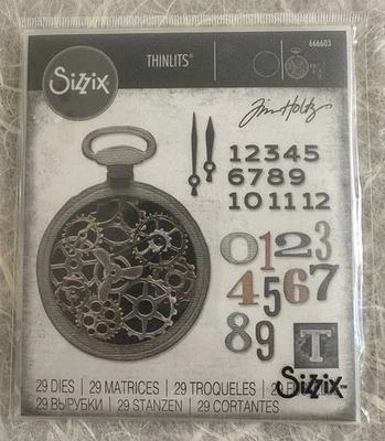 Tim Holtz VAULT WATCH GEARS Sizzix Thinlits Cutting Dies - Image 1 of 2