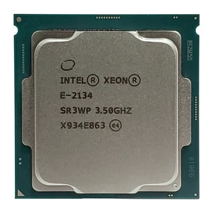 Intel Xeon E-2134 (SR3WP) - 3.50GHz 4-Core  LGA1151 71W 8MB CPU - Picture 1 of 1