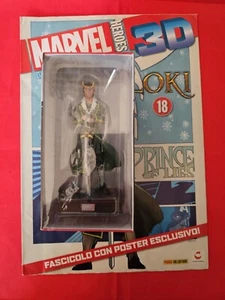 Marvel Heroes 3D Centauria Action figure + Fascicolo #18 LOKI - Picture 1 of 1