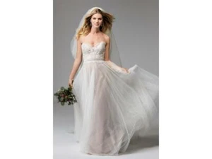 Watters WToo Wedding Dress DELLA (beaded) Size UK 14 Ivory Colourway NEW!! - Picture 1 of 12