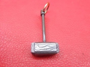 Custom Handmade Damascus Thor Hamer Key Chain Articles Use As a Gift 1 Psc A69 - Picture 1 of 10