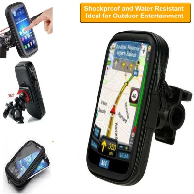 For All Mobile Phones Bicycle Motor Bike Water Resistant Phone Case Mount Holder - Image 1 of 4