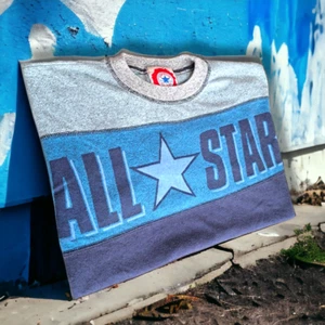 Converse All Star Damen Tshirt Vintage 90S Made in Italy Gr. M - Bild 1 von 8