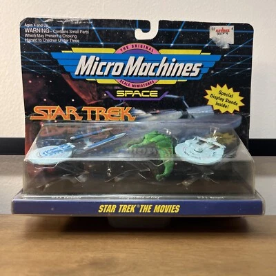 Micro Machines Star Trek 'Las Películas' #65825 Nuevo en Caja Colección #2 Espacio con Soportes Foto 1 de 4