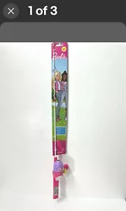 NEW Shakespeare BARBIEKIT Youth Barbie Spincast 2' 6" Fishing Pole & Reel Combo - Picture 1 of 4