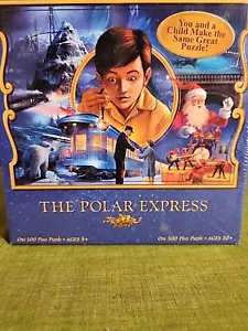 NEW 2 in 1 The POLAR EXPRESS Jigsaw Puzzle Kids Children's 100p & Adults 500p - Picture 1 of 7