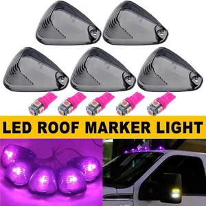 For Ford F250 F350 Super Duty Smoke Cab Roof Marker Light Covers Lens Purple LED - Picture 1 of 12