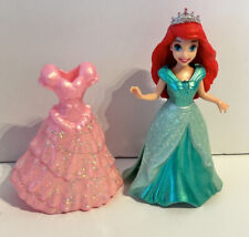 Disney Princess MagiClip Doll Ariel Little Mermaid 2 Dresses 2009 Polly Pocket