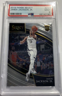 2018 Panini Select Jaren Jackson Jr #239 Rookie RC PSA 9 - Image 1 of 2