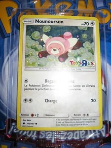 POKEMON NEUF PROMO NOUNOURSON 110/147 FRENCH MINT HOLO SEALED STAMPED TOYSRUS - Picture 1 of 2