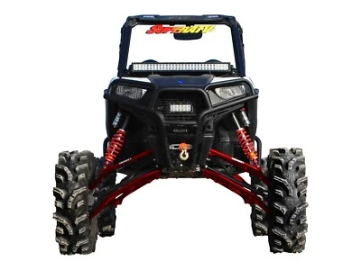 Kit de elevación SuperATV 7-10" y ejes Rhino 2.0 para Polaris RZR S 1000 / S4 1000 - rojo Foto 1 de 4